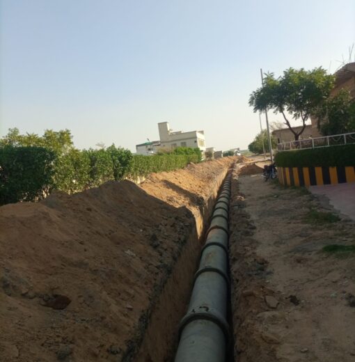 Outer sewerage work